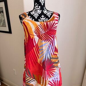 100% Linen Tropical Summer Dress by ‘C&C California’